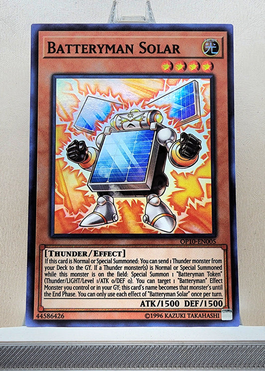 Yugioh! 1x Batteryman Solar (OP10 - Super Rare) Unli Edition