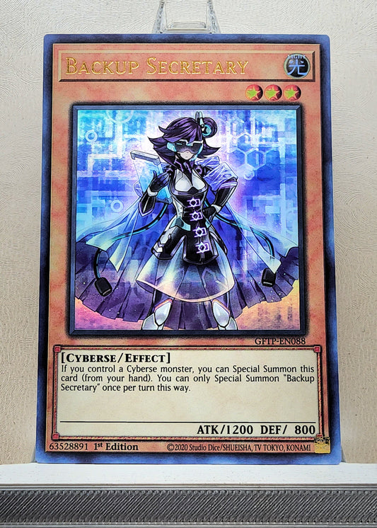Yugioh! 1x Backup Secretary (GFTP - Ultra Rare) 1st Edition