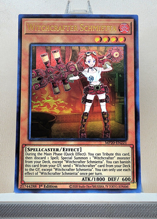 Yugioh! 1x Witchcrafter Schmietta (MP20 - Ultra Rare) 1st Edition