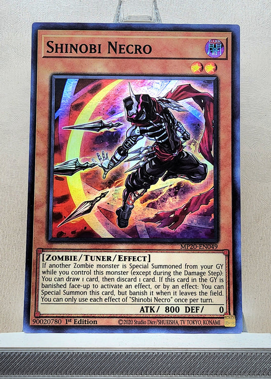 Yugioh! 1x Shinobi Necro (MP20 - Super Rare) 1st Edition
