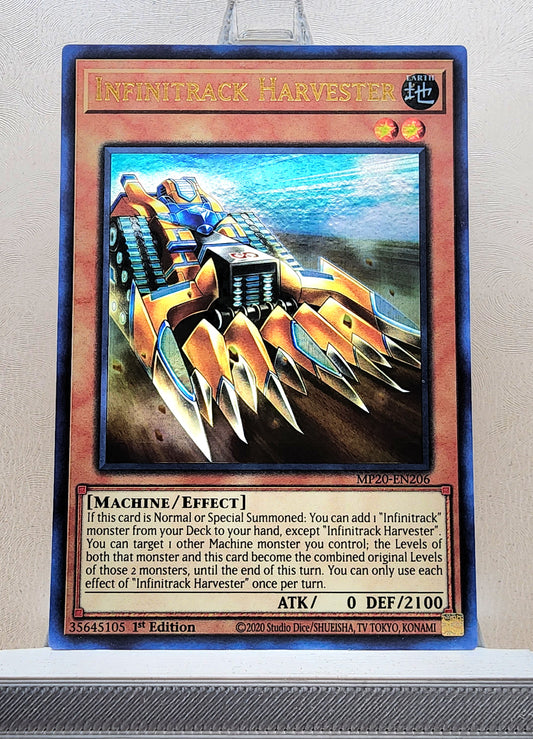Yugioh! 1x Infinitrack Harvester (MP20 - Ultra Rare) 1st Edition