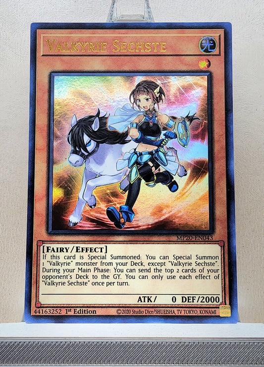Yugioh! 1x Valkyrie Sechste (MP20 - Ultra Rare) 1st Edition