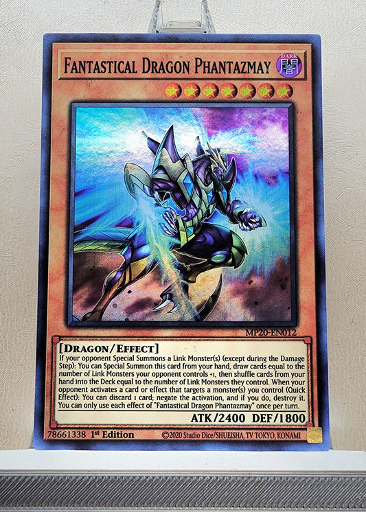 Yugioh! 1x Fantastical Dragon Phantazmay (MP20 - Super Rare) 1st Edition