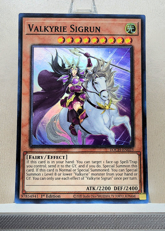 Yugioh! 1x Valkyrie Sigrun (TOCH - Super Rare) 1st Edition