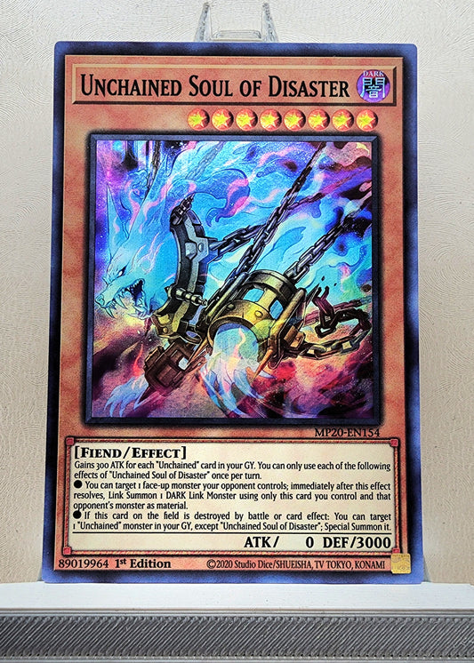 Yugioh! 1x Unchained Soul of Disaster (MP20 - Super Rare) 1st Edition