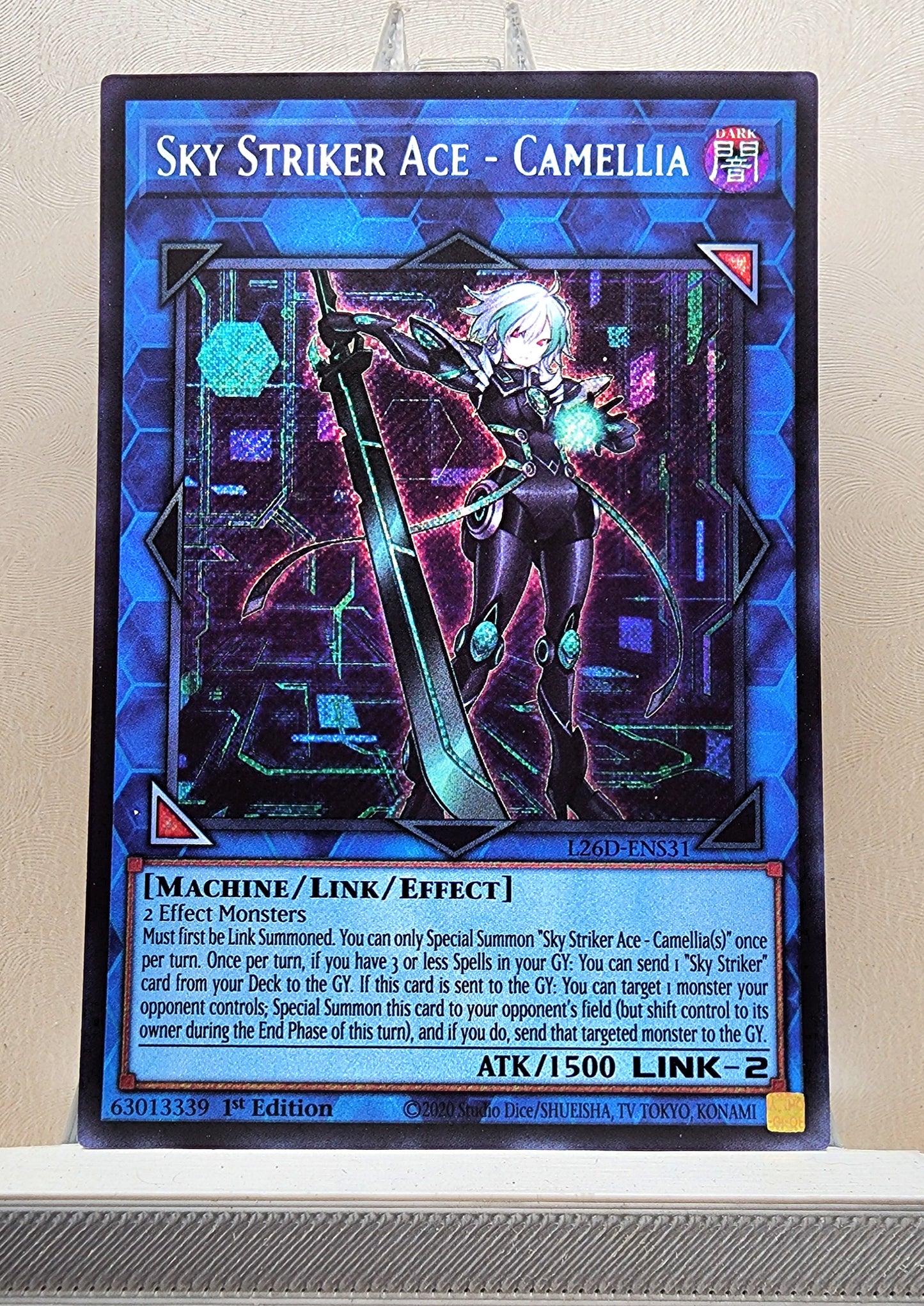 Yugioh! 1x Sky Striker Ace - Camellia (L26D - Secret Rare) 1st Edition