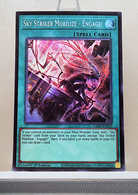 Yugioh! 1x Sky Striker Mobilize - Engage Alt Art (L26D - Secret Rare) 1st Edition