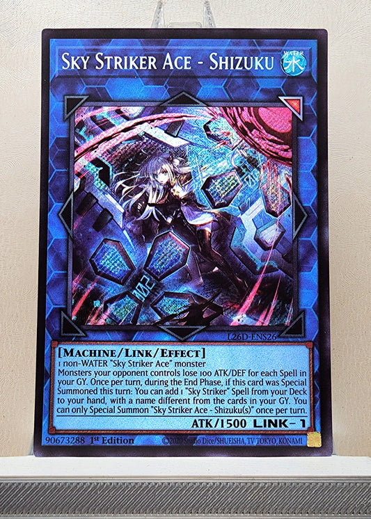 Yugioh! 1x Sky Striker Ace - Shizuku Alt Art (L26D - Secret Rare) 1st Edition