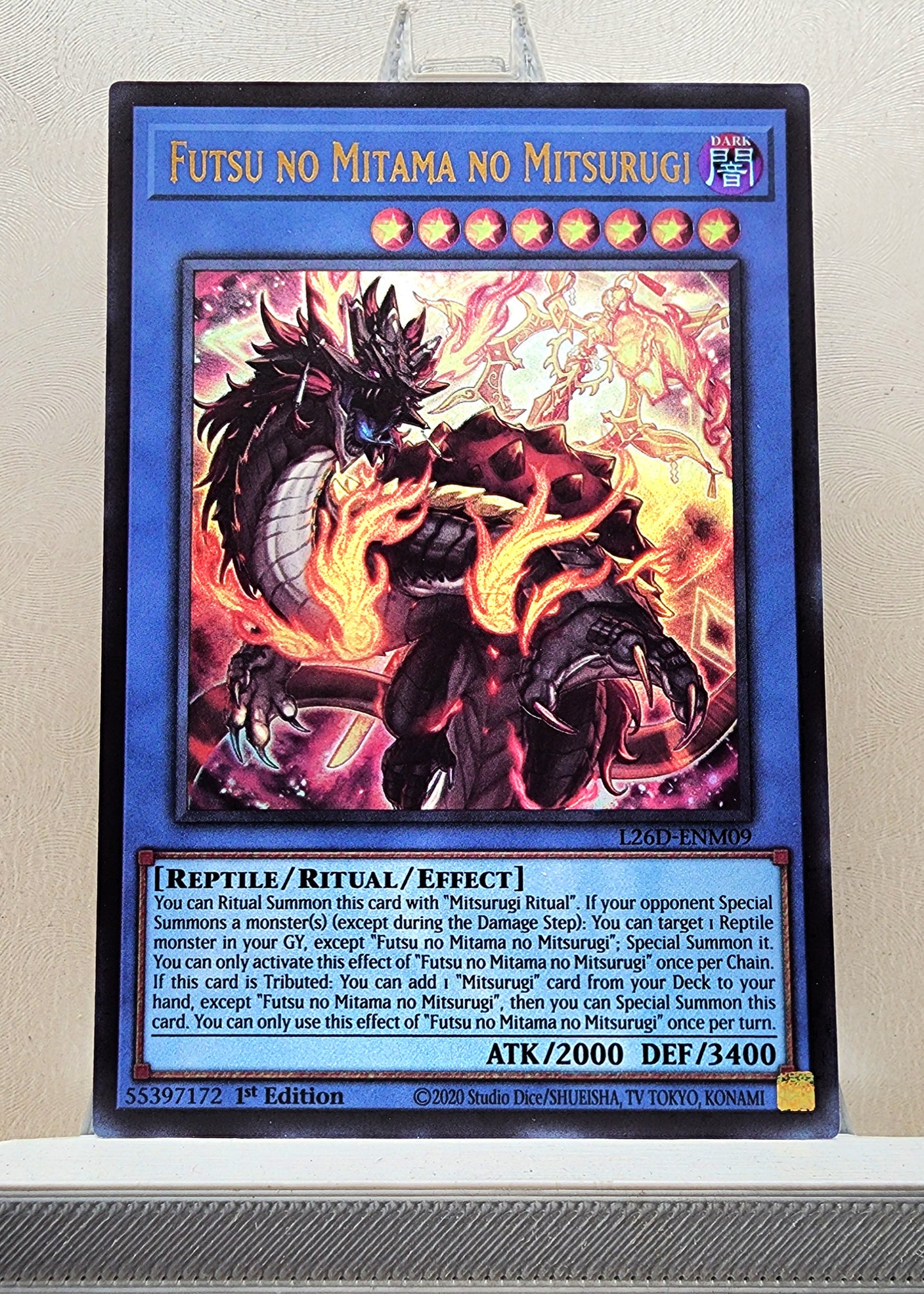 Yugioh! 1x Futsu no Mitama no Mitsurugi (L26D - Ultra Rare) 1st Edition