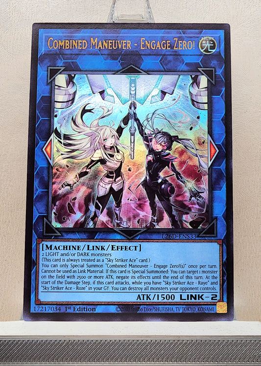 Yugioh! 1x Combined Maneuver - Engage Zero! (L26D - Ultra Rare) 1st Edition
