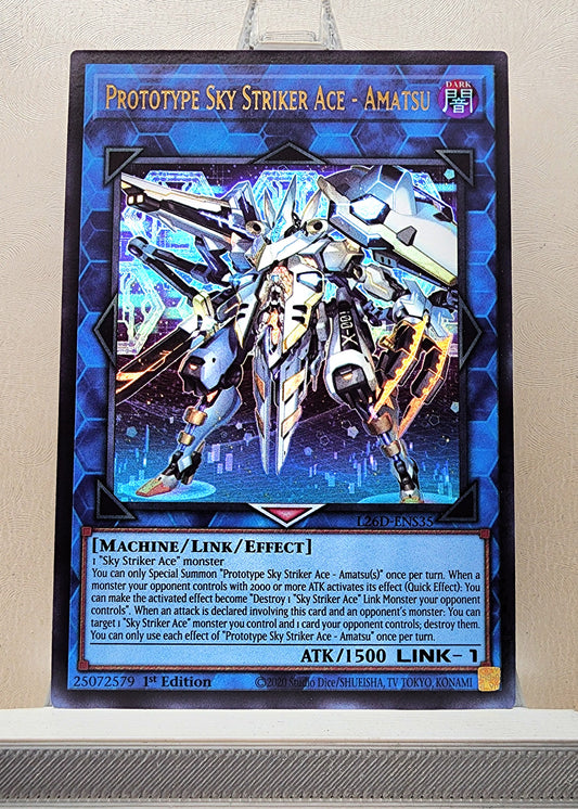 Yugioh! 1x Prototype Sky Striker Ace - Amatsu (L26D - Ultra Rare) 1st Edition