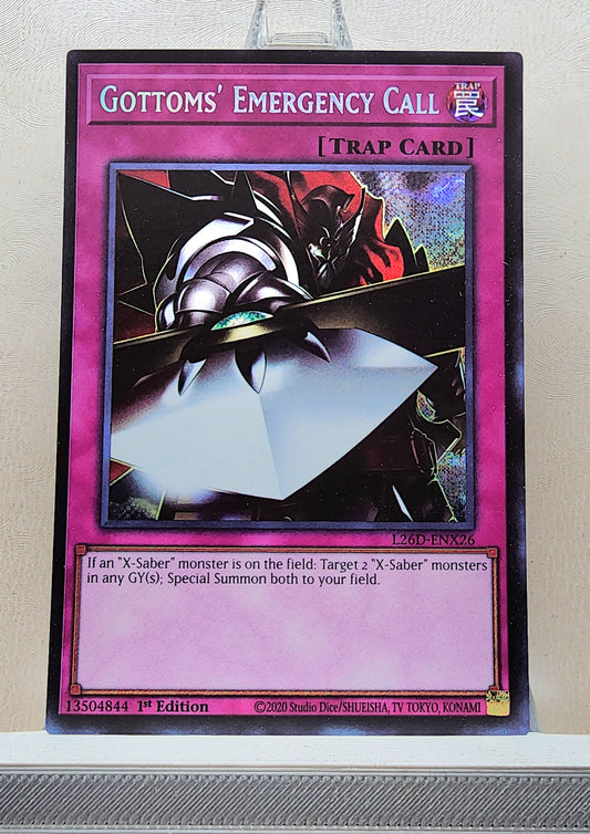 Yugioh! 1x Gottoms' Emergency Call (L26D - Secret Rare) 1st Edition