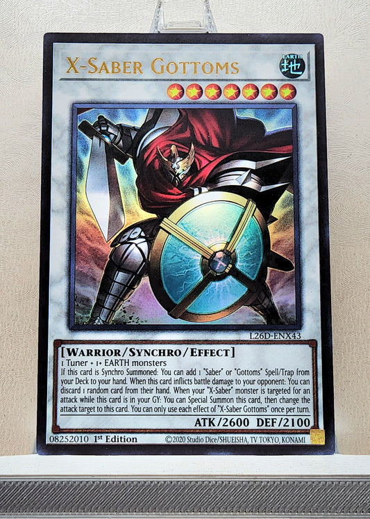 Yugioh! 1x X-Saber Gottoms (L26D - Ultra Rare) 1st Edition