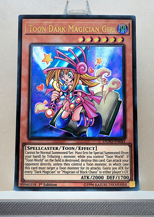 Yugioh! 1x Toon Dark Magician Girl (DUPO - Ultra Rare) 1st Edition