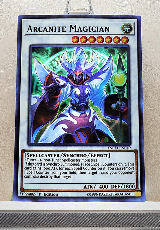 Yugioh! 1x Arcanite Magician (INCH - Super Rare) 1st Edition