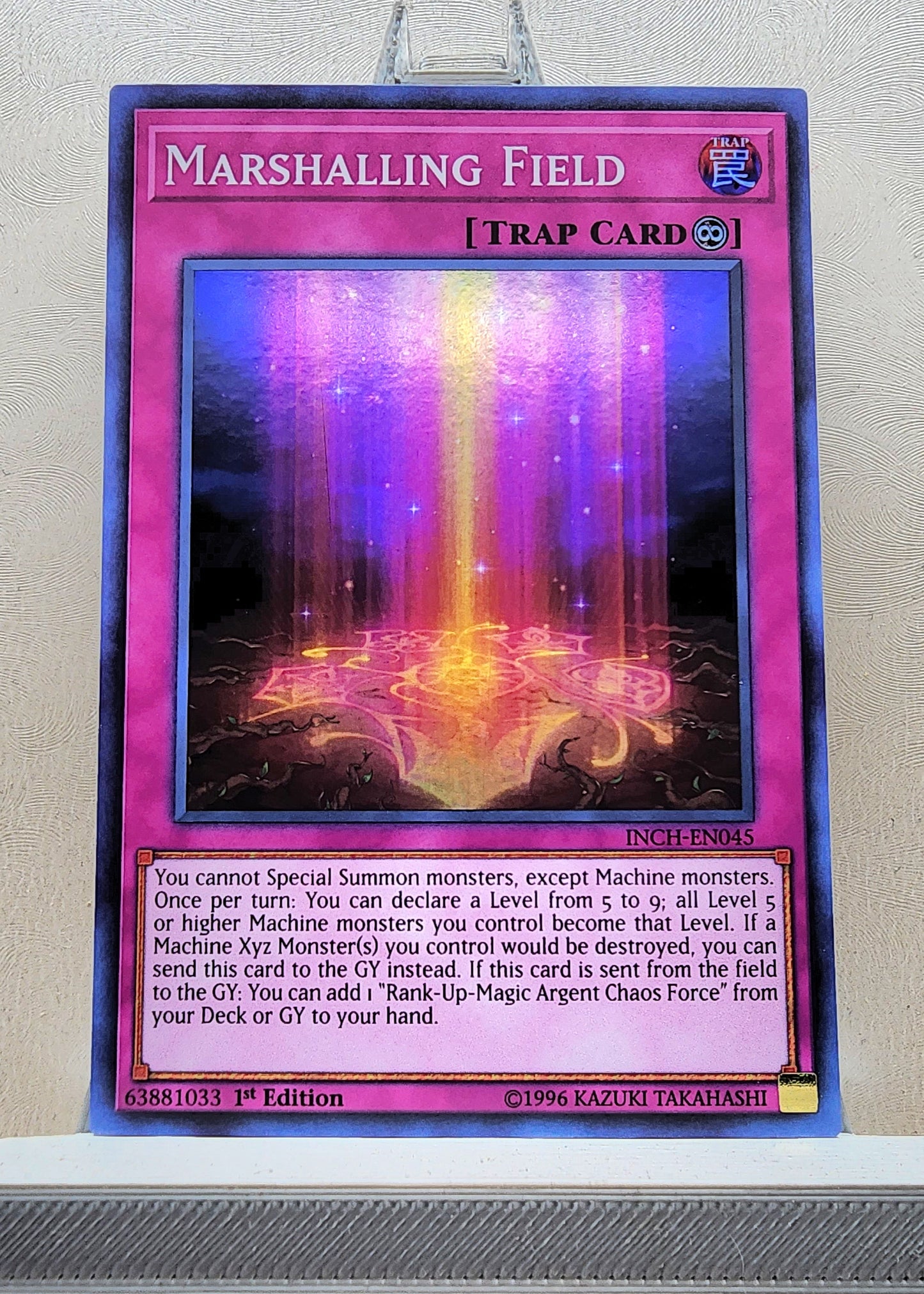 Yugioh! 1x Marshalling Field (INCH - Super Rare) 1st Edition