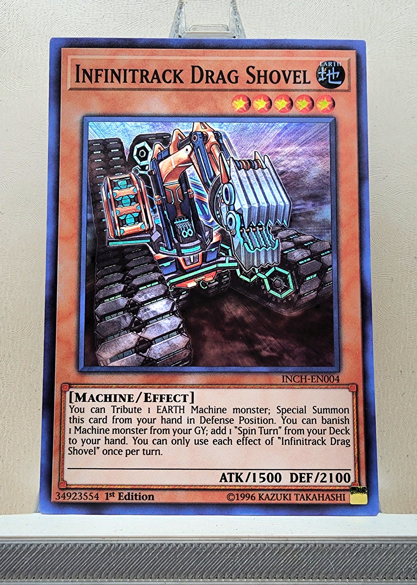 Yugioh! 1x Infinitrack Drag Shovel (INCH - Super Rare) 1st Edition