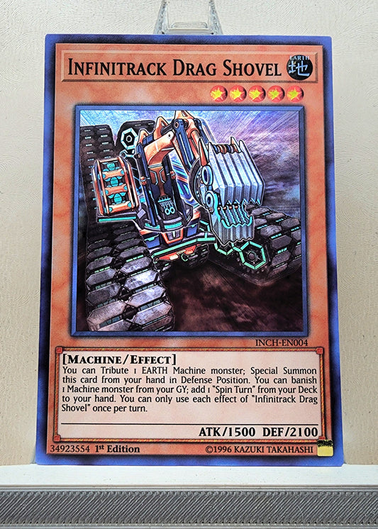Yugioh! 1x Infinitrack Drag Shovel (INCH - Super Rare) 1st Edition