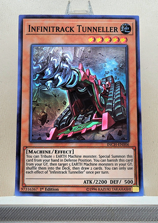 Yugioh! 1x Infinitrack Tunneller (INCH - Super Rare) 1st Edition