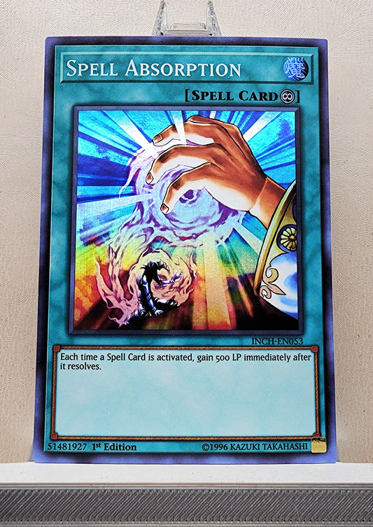 Yugioh! 1x Spell Absorption (INCH - Super Rare) 1st Edition