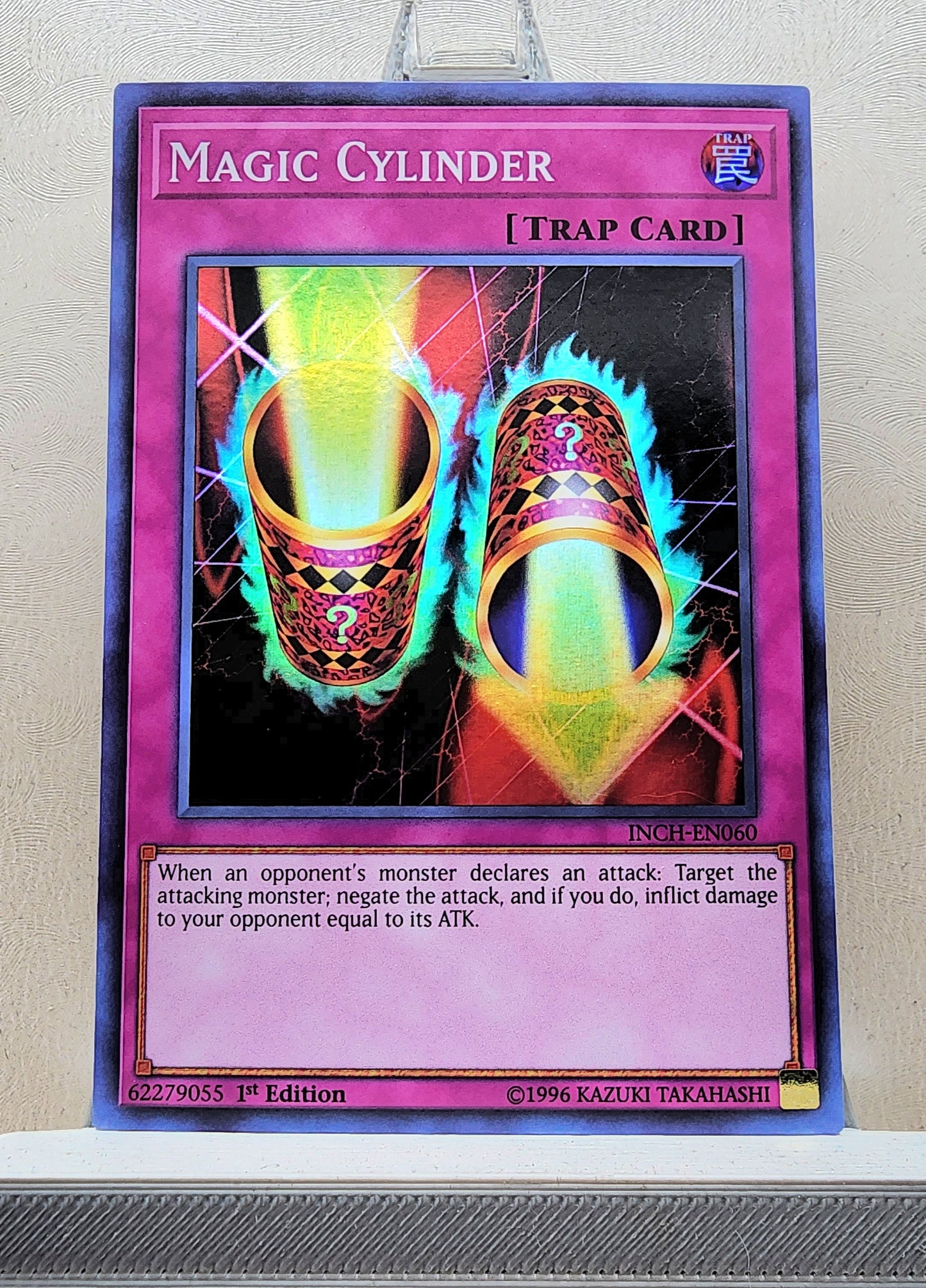 Yugioh! 1x Magic Cylinder (INCH - Super Rare) 1st Edition