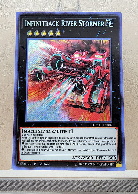 Yugioh! 1x Infinitrack River Stormer (INCH - Secret Rare) 1st Edition
