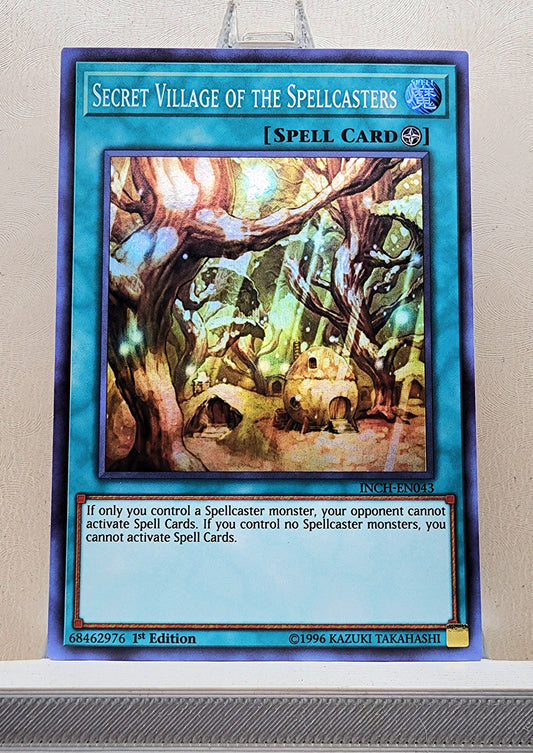 Yugioh! 1x Secret Village of the Spellcasters (INCH - Super Rare) 1st Edition