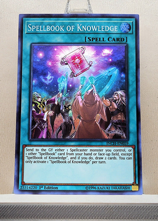 Yugioh! 1x Spellbook of Knowledge (INCH - Super Rare) 1st Edition
