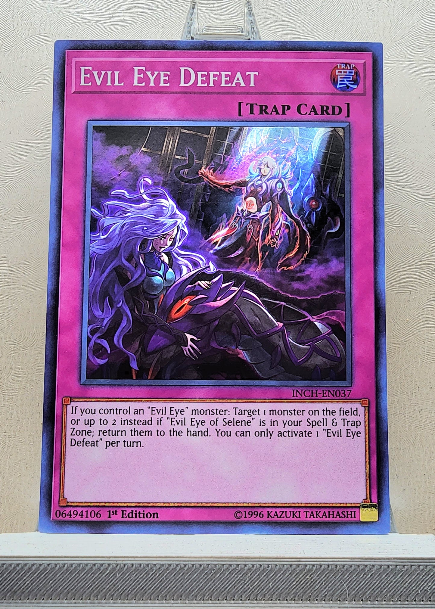 Yugioh! 1x Evil Eye Defeat (INCH - Super Rare) 1st Edition