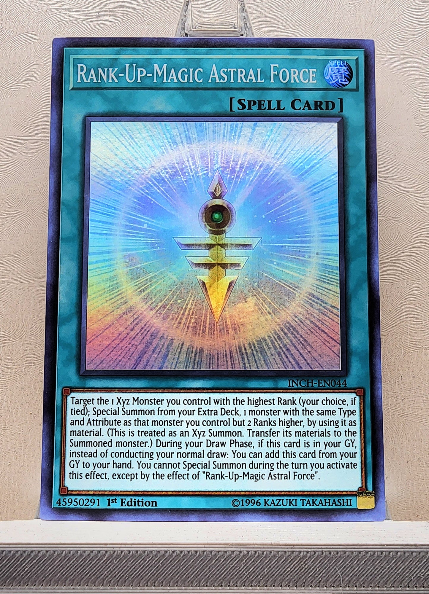 Yugioh! 1x Rank-Up-Magic Astral Force (INCH - Super Rare) 1st Edition