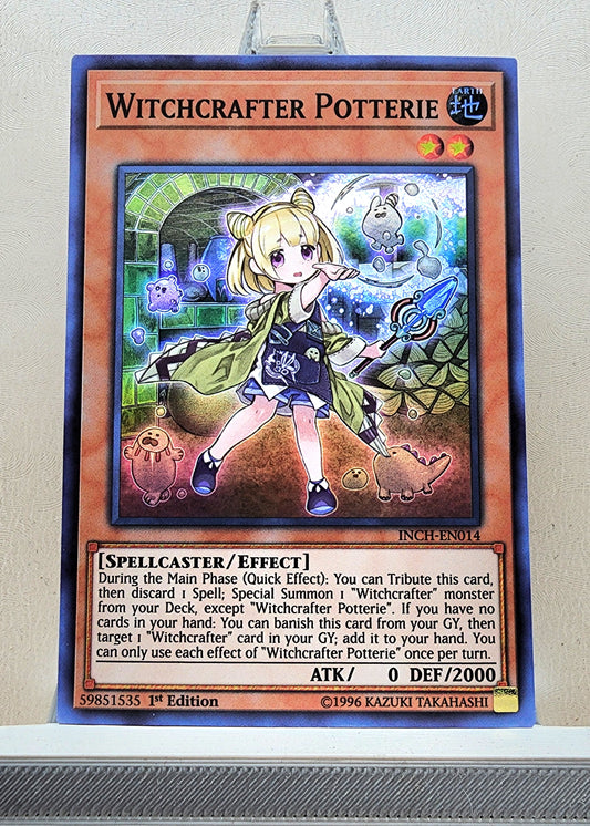 Yugioh! 1x Witchcrafter Potterie (INCH - Super Rare) 1st Edition