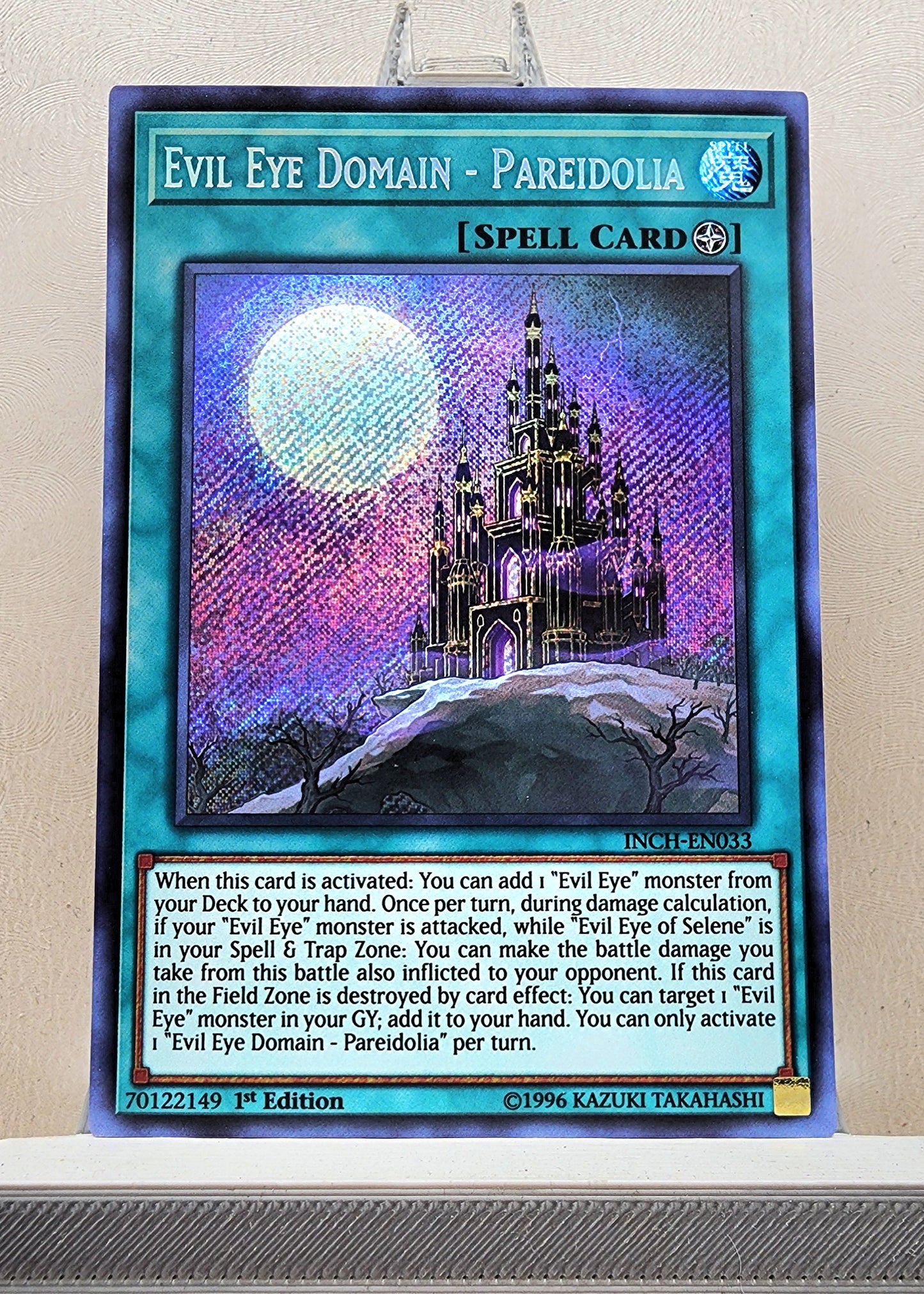Yugioh! 1x Evil Eye Domain - Pareidolia (INCH - Secret Rare) 1st Edition