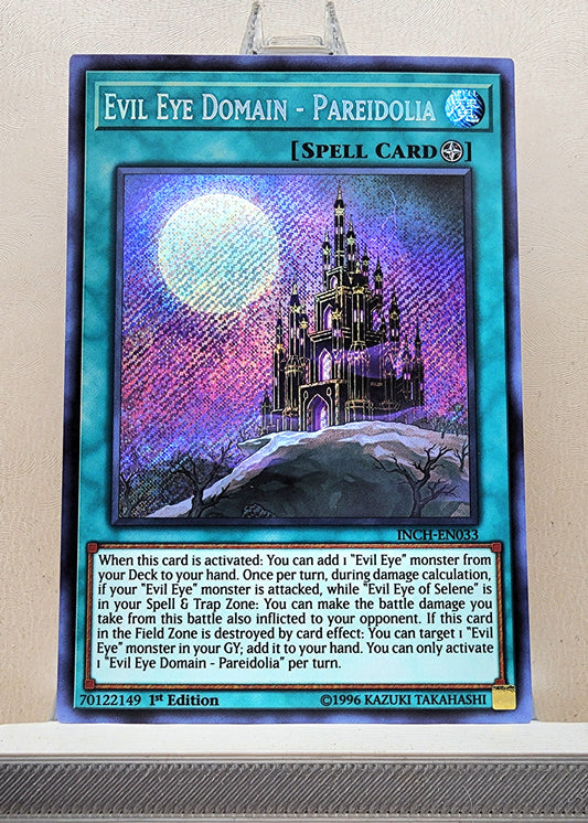 Yugioh! 1x Evil Eye Domain - Pareidolia (INCH - Secret Rare) 1st Edition