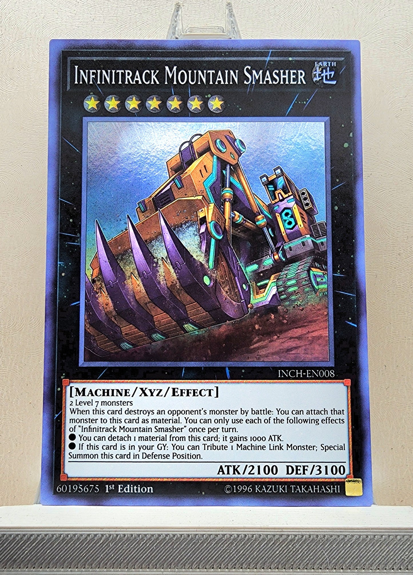 Yugioh! 1x Infinitrack Mountain Smasher (INCH - Super Rare) 1st Edition