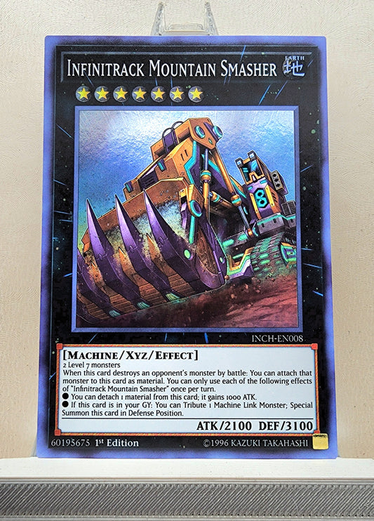 Yugioh! 1x Infinitrack Mountain Smasher (INCH - Super Rare) 1st Edition