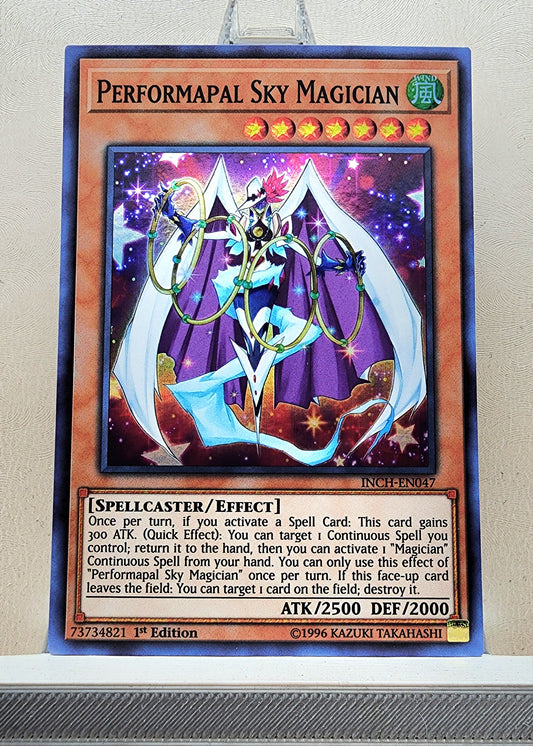Yugioh! 1x Performapal Sky Magician (INCH - Super Rare) 1st Edition
