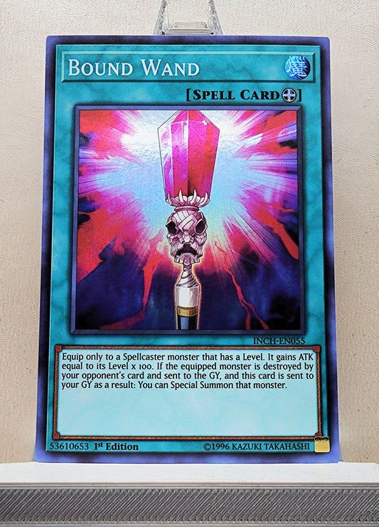 Yugioh! 1x Bound Wand (INCH - Super Rare) 1st Edition