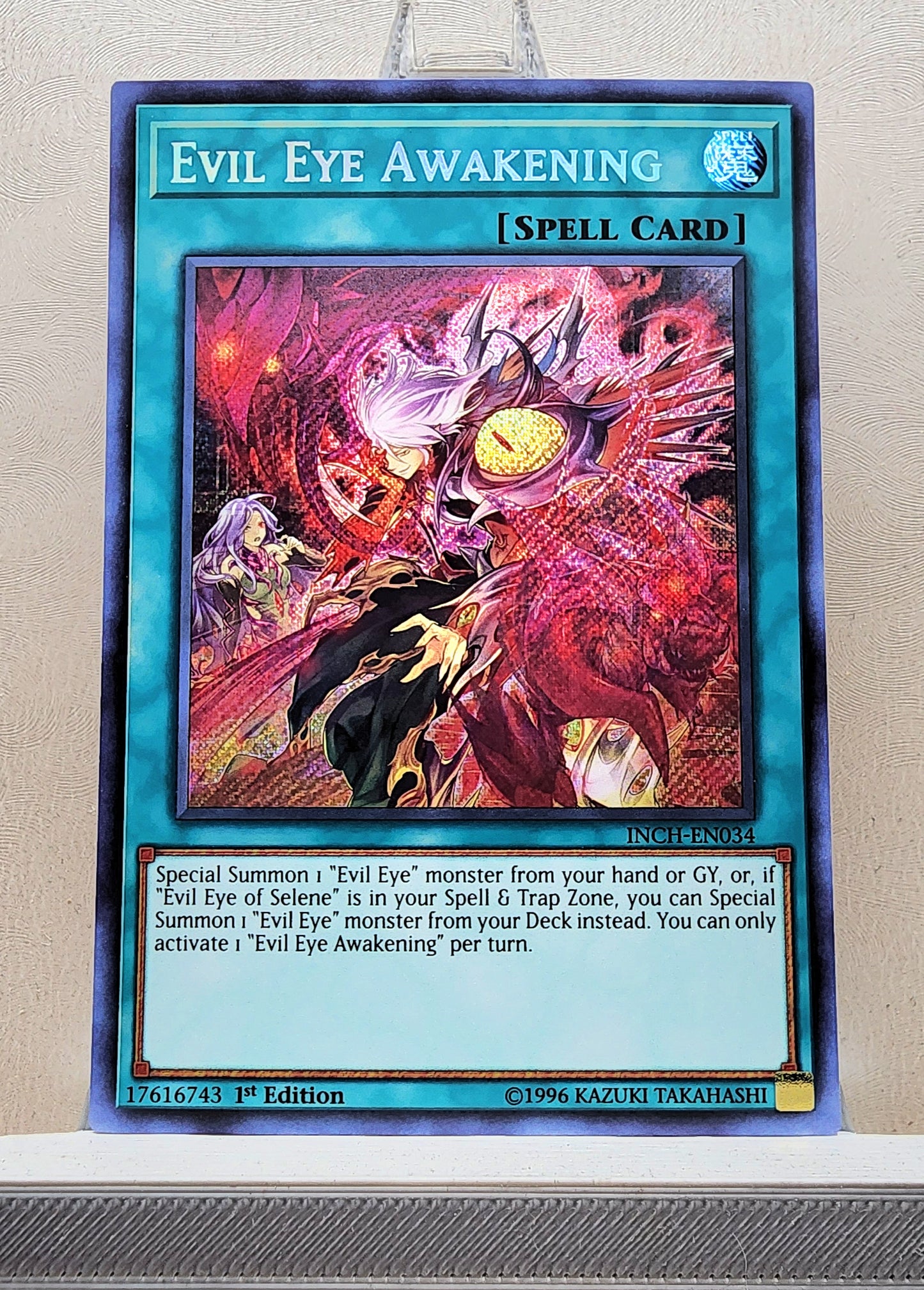 Yugioh! 1x Evil Eye Awakening (INCH - Secret Rare) 1st Edition