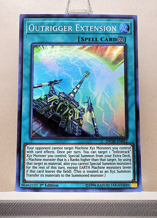 Yugioh! 1x Outrigger Extension (INCH - Super Rare) 1st Edition