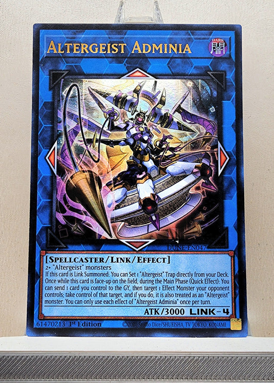 Yugioh! 1x Altergeist Adminia (DUNE - Ultra Rare) 1st Edition