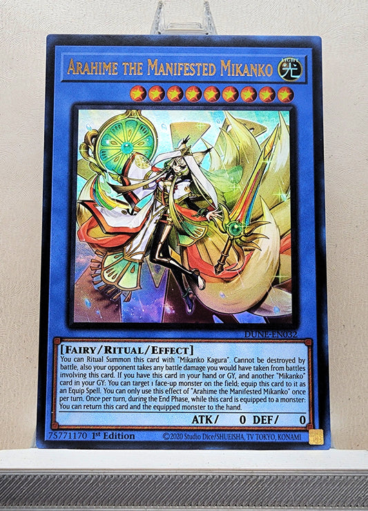 Yugioh! 1x Arahime the Manifested Mikanko (DUNE - Ultra Rare) 1st Edition