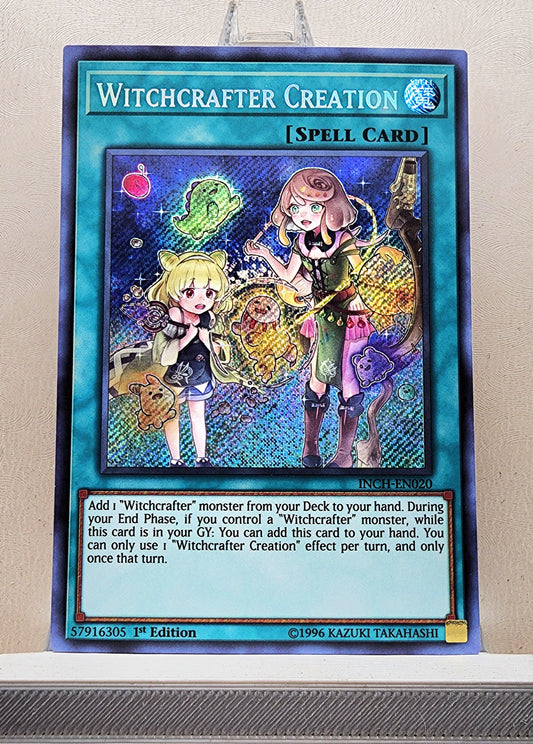 Yugioh! 1x Witchcrafter Creation (INCH - Secret Rare) 1st Edition