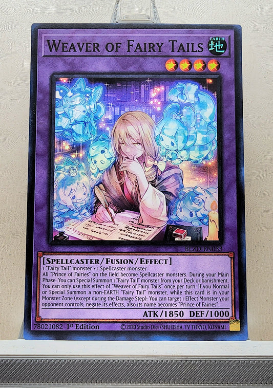Yugioh! 1x Weaver of Fairy Tails (BLZD - Super Rare) 1st Edition