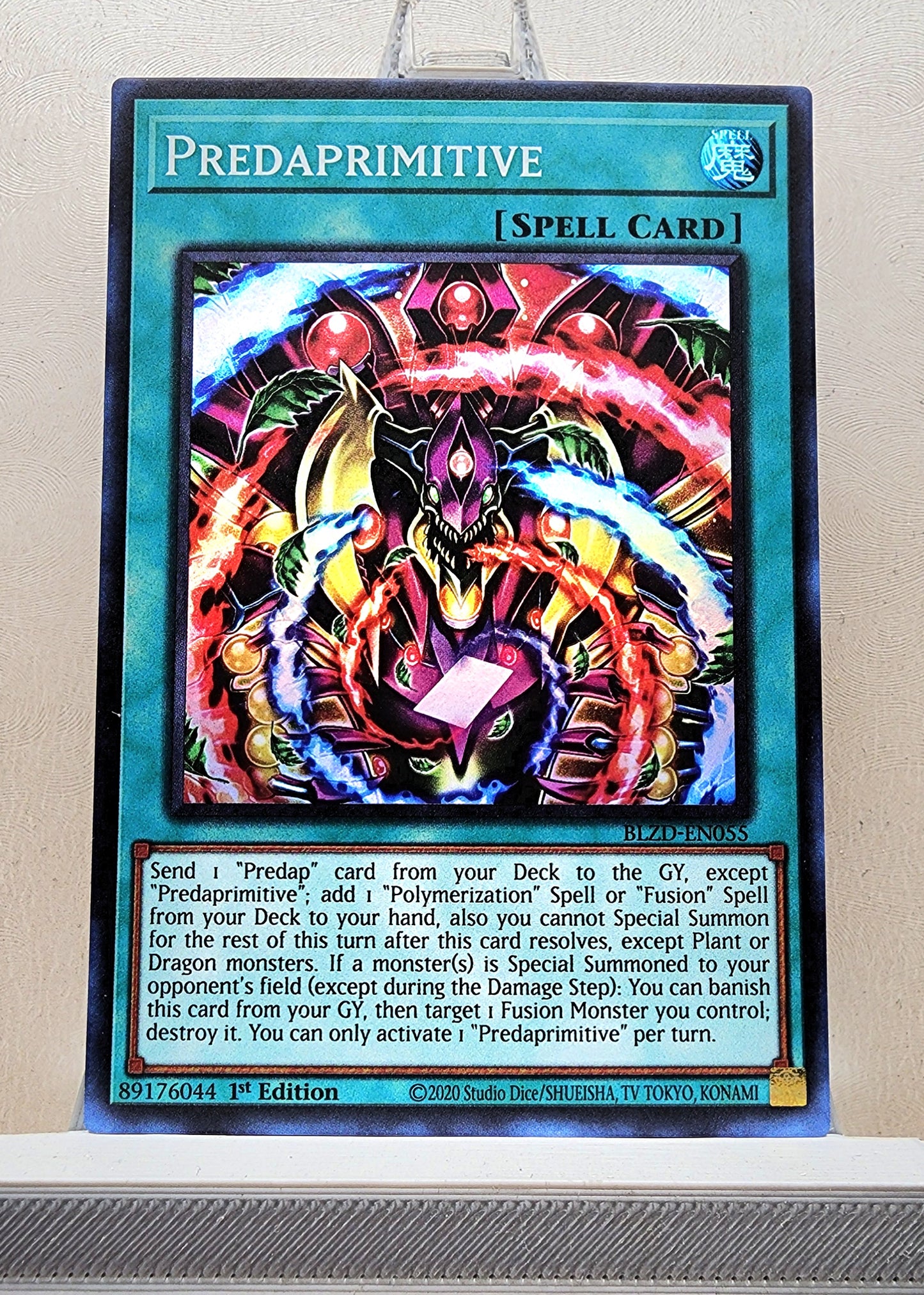 Yugioh! 1x Predaprimitive (BLZD - Super Rare) 1st Edition