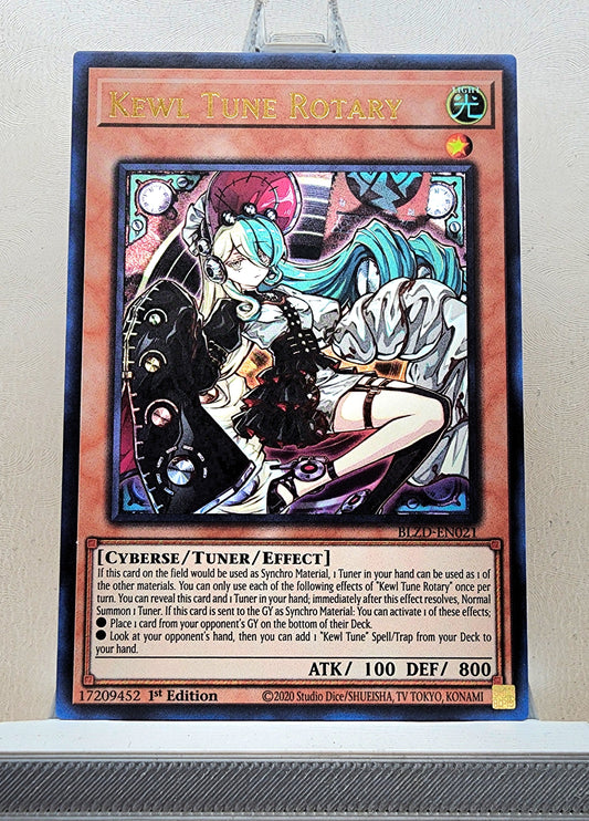 Yugioh! 1x Kewl Tune Rotary (BLZD - Ultra Rare) 1st Edition