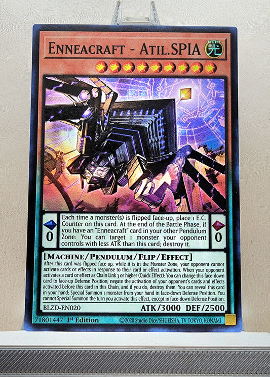 Yugioh! 1x Enneacraft - Atil.SPIA (BLZD - Super Rare) 1st Edition