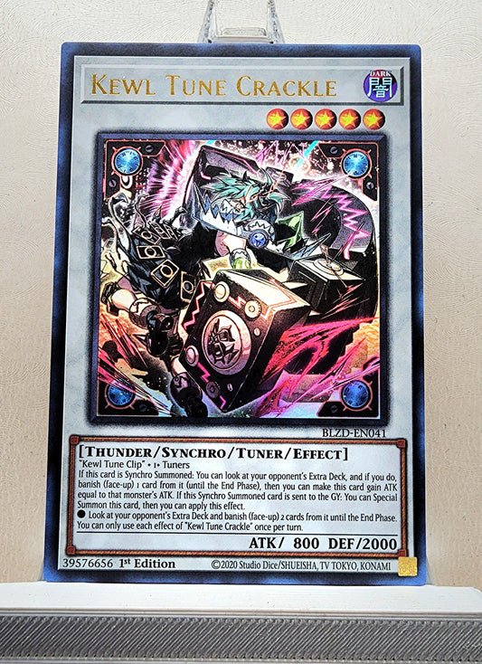 Yugioh! 1x Kewl Tune Crackle (BLZD - Ultra Rare) 1st Edition