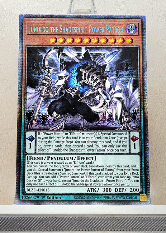 Yugioh! 1x Junoldo the Shadespirit Power Patron (BLZD - Starlight Rare) 1st Edition