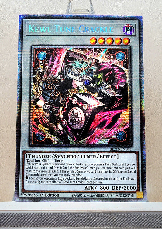 Yugioh! 1x Kewl Tune Crackle (BLZD - Starlight Rare) 1st Edition