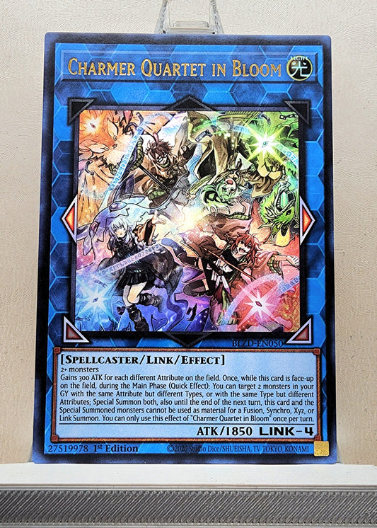 Yugioh! 1x Charmer Quartet in Bloom (BLZD - Ultra Rare) 1st Edition